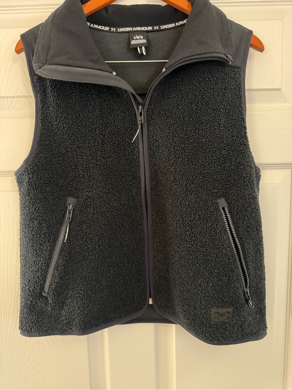 Under Armour Sherpa Fleece Full-Zip Vest Black Large